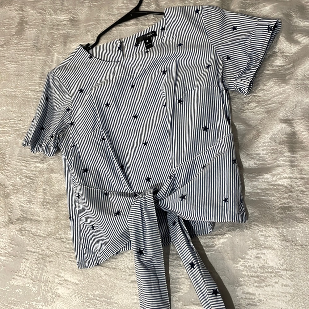 Aqua shirt